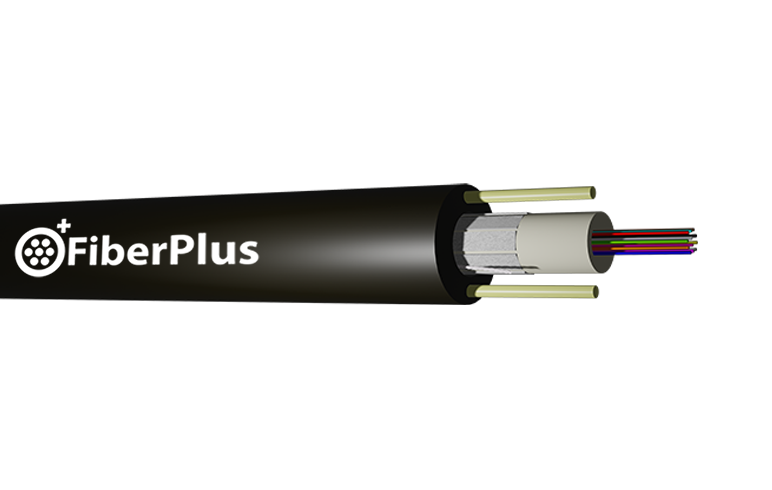 Single Loose Tube Non-Metallic Armored Cables with FRP Strength Member